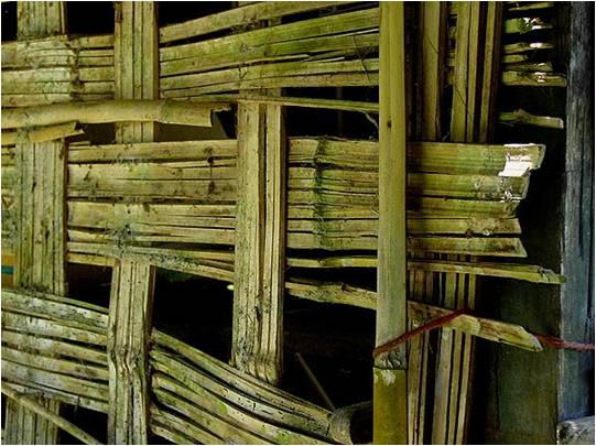 gevlochten bamboe