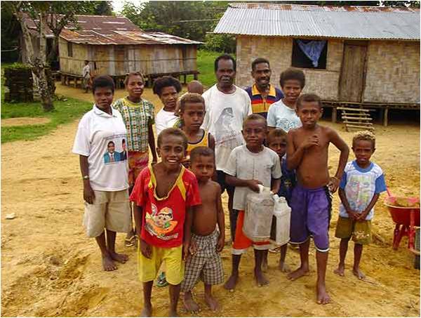 familie in de kampong